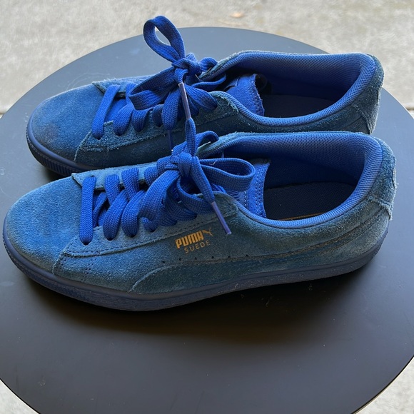 Puma, Size 6Y, Color Royal blue. Worn 2x - Picture 3 of 5